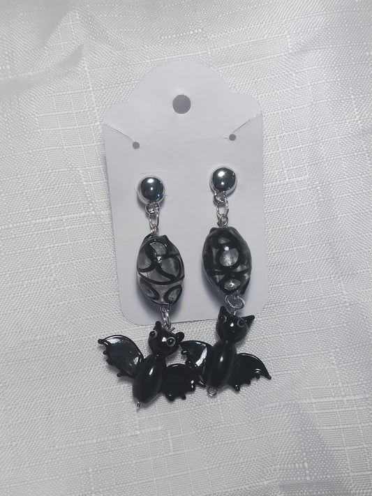 Bat earrings